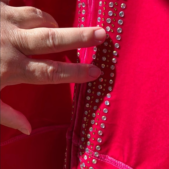 Beautiful pink velour track suit - Picture 6 of 16